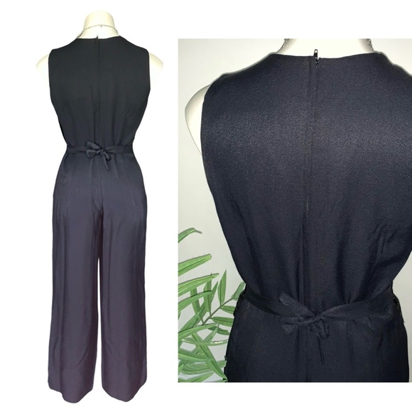 v i n t a g e :: Velvet Vest Bracade Embroidered Overall Back Tie - Picture 2 of 16